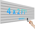 Ezlaino PVC Slat Wall Paneling 4FT x 2FT- Thickened & Durable, Waterproof by Ezlaino