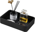PU Leather Valet Tray Organizer, Modern Nightstand Organizer Bedside Desktop by Cretkhp