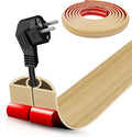 Floor Cord Cover Self Adhesive Cord Hider, 10FT Cable Management, Extension by DBHXXMB-HH