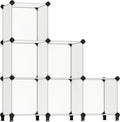 SONGMICS 6 Cube Storage Organizer, DIY Closet Shelf, Plastic Clothes Organizer by SONGMICSbySONGMICSHOME