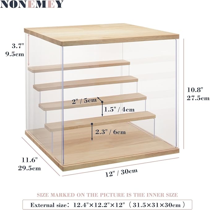 NONEMEY Clear Acrylic Display Case - Image 5