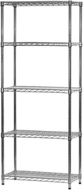 Shelving Inc. 14"d x 30" w x 72" h Chrome Wire Shelving by ShelvingInc