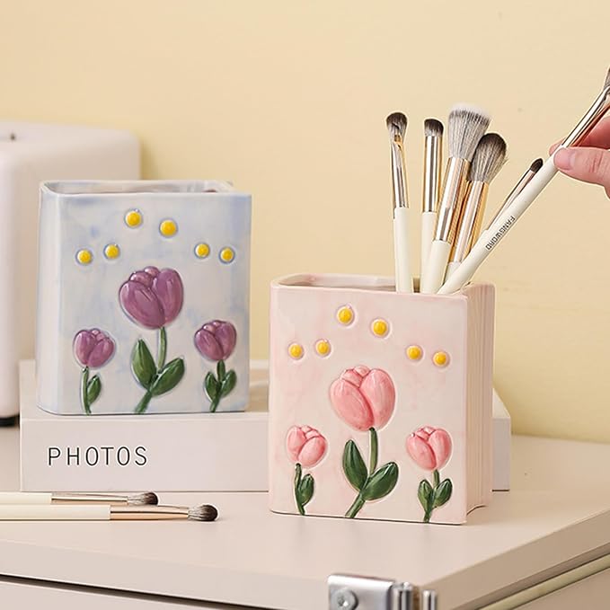Book Vase Flower Pencil Cup Pen Holder - Image 4