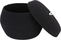 Sea Team Round Cotton Rope Storage Basket by SeaTeam