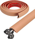 HARFINGTON 6ft Cord Cover Floor W0.6 x H0.33 Inner Channel PVC Hide Extension by HARFINGTON