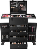 Cosmetic Train Case, Makeup Organizer Travel Case by Unknown