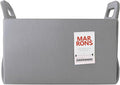 Collapsible GRAY Felt Storage Bin Medium 11"x7.1"x7.1" – Foldable Basket by MARRONS