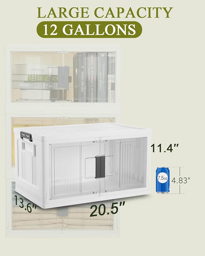 OlarHike 48QT Stackable Storage Bins - Image 7