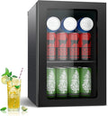 Stopasd Beverage Refrigerator Cooler, 0.9 Cu.Ft/24 Can Drink Fridge by Stopsad