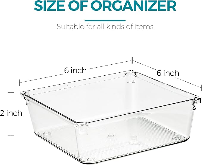 4 Pack Drawer Organizer - Image 2