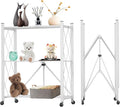 3 Tier Foldable Storage Shelf by YUANJIMI