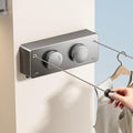 Retractable Clothesline Indoor, Non-Sagging Twin Clothes Line Retracting by MUSTORN