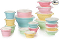 Tupperware Heritage Collection 36 Piece Food Storage Container Set in Vintage by Tupperware