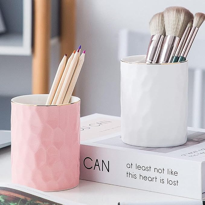 HANKOR Ceramic Pen Holder Cup Pencil Holder - Image 3