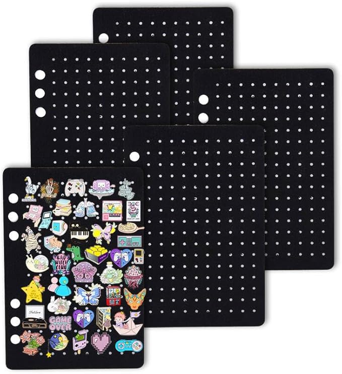 A5 Enamel Pin Display Pages, Creative Pin Collection by Wanshui