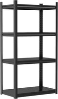 Garage Storage Shelves, 4-Tier Metal Shelving Unit, Adjustable, Double-Layer by Beaunatixx
