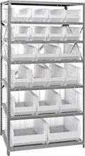 Quantum Storage Systems 2475-20-MIXCL Solid Heavy Duty 7 Shelves 20 Hulk Clear by QuantumStorageSystems
