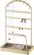 Multi-Functional Jewelry Holder Organizer Necklace Display Stand Velvet Lined by Saydear
