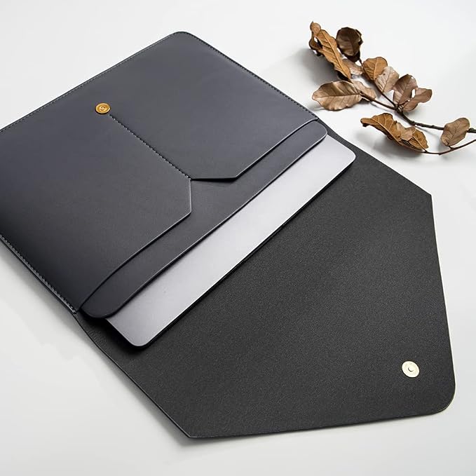 PU Leather Laptop Sleeve Compatible - Image 3