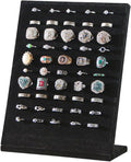 Ring Board Display Stand, Velvet Jewelry Earring Organizer Holder by Ausalivan
