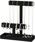 Bracelet and Necklace Holder, Velvet Jewelry Necklace Display Organizer Stand by Ausalivan