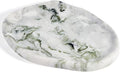 Koville Luxury Natural Green Marble Vanity Tray, Cloud Shape Serving Stone Key by Koville