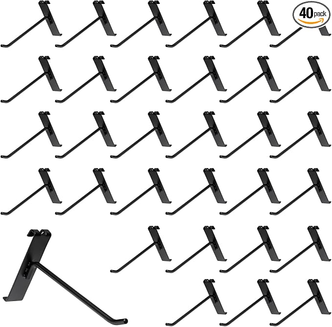 6 Inch Gridwall Hooks, Grid Panel Hanging Hooks by PYBTOOL