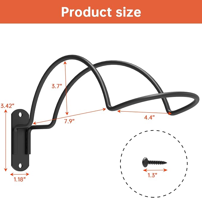 4 PCS Wall Mounted Helmet Rack Roma Helmet Holder Hook Multifunctionnal Metal - Image 5