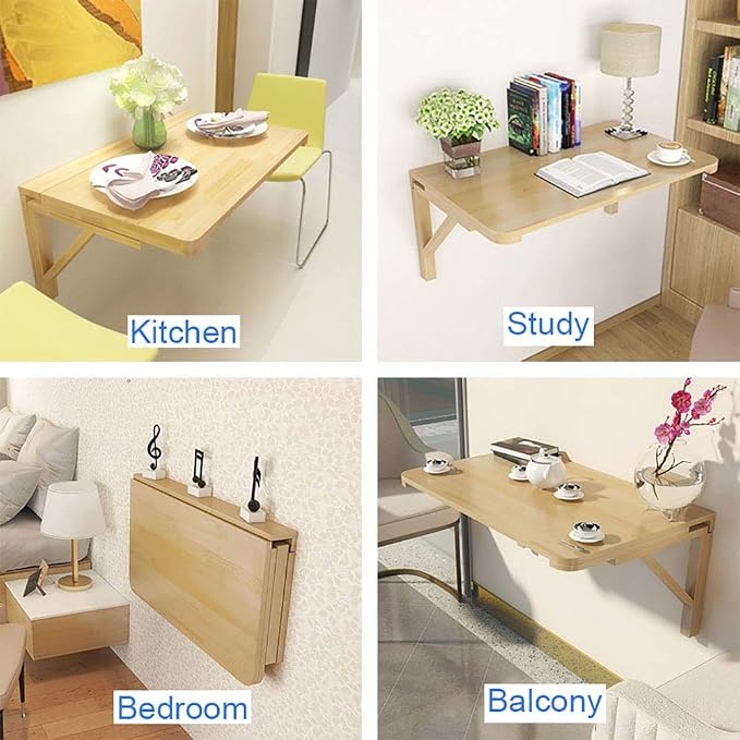 MM MELISEN Wood Folding Desk - Image 6