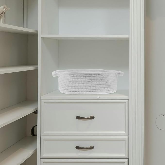 BESPORTBLE 2pcs Cotton Rope Storage Baskets - Image 5