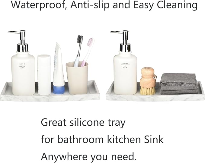 DNC Silicone Bathroom Vanity Tray - Image 4