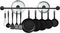 Pan Pot Lid Utensil Hanger Rack by Unknown