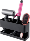 MyGift Hair Tool Organizer, 3-in-1 Metal Hair Dryer Holder, Wall Mounted Blow by MyGiftHome