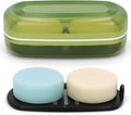 Shampoo Bar Holder Travel Case for Two Bars – Compatible by AIMAIAIMAI