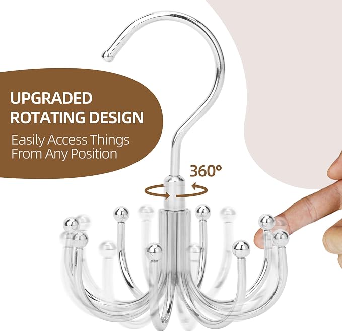 ZEDODIER Tank Top Hanger, 2 Pack Rotatable Bra Organzier - Image 5