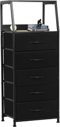 Dresser for Bedroom, Fabric Nightstand Tall Dresser & Chests of Drawers by Unknown