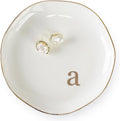HOME SMILE Initials Ring Dish Jewery Tray by HOMESMILE