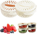 Multi-Functional Fruit and Vegetable Washing Bowl, Fruit Strainer Container by LECDOA