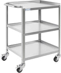 Hally Stainless Steel Utility Cart 3 Tier NSF Commercial Heavy Duty Metal by HallySinksTablesH
