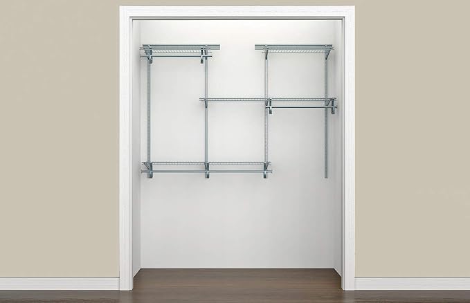 ClosetMaid ShelfTrack Wire Closet Organizer System, Adjustable from 4 to 6 Ft. - Image 7