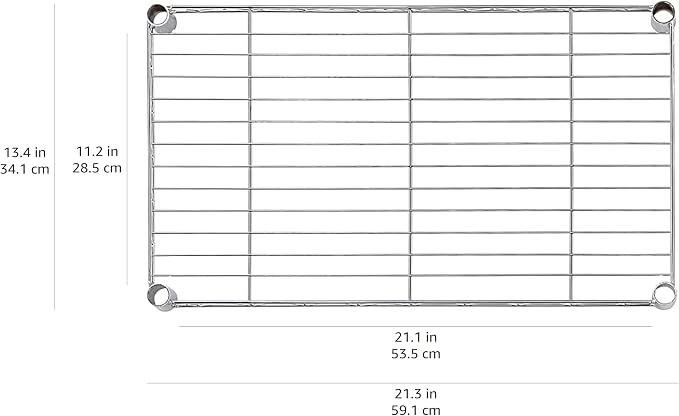 Amazon Basics 4-Shelf Adjustable, Storage Shelving Unit, Steel Organizer Wire - Image 6