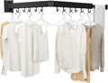 Wall Mount Clothes Drying Rack, 2-Fold Foldable & Sturdy Laundry Drying Rack by Kelisiting