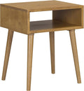 NTC Zoe Solid Wood Nightstand, Mid Century Modern Side Table Bedroom, Bedside by NTC
