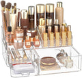Makeup Organizer for Vanity, Acrylic Large Desk Organizer by DALEMKY