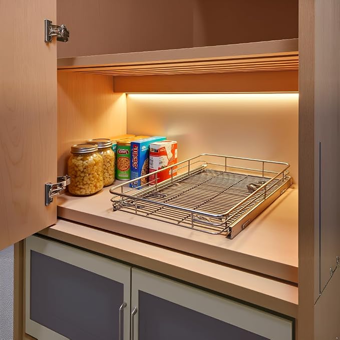 Cabinet Pull Out Shelves, Heavy-Duty Premium Collection Slide Out Shelves - Image 2
