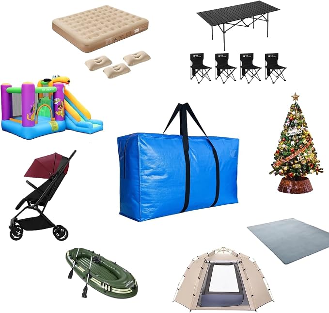 168 Gallon Extra Large Storage Bags, Jumbo Moving Storage Bags, Foldable Big - Image 7