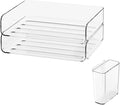 2-Tier Office Organizer with Pen Holder, Stackable Paper Tray by Unknown