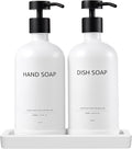 Glass Kitchen Soap Dispenser Set by Janxinmakeyouloveyourhome