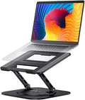 Adjustable Laptop Stand with 360 Rotating Base, Computer Stand by Aoevi