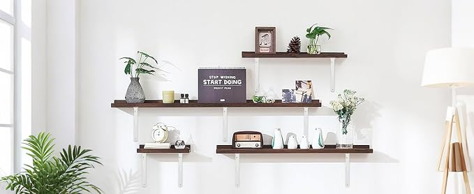 12 Pack L10 x H 8" White Heavy Duty Shelf Brackets - Image 9